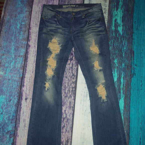 Machine Denim - Machine Distressed Jeans Stretch 11